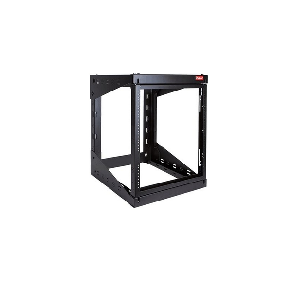 Nvent Hoffman 19" WALL MNT SWING OUT RACK, 24U, 50.6"H X 20.9"W X 24.3"D, BLACK, STEEL E19SWM25U24